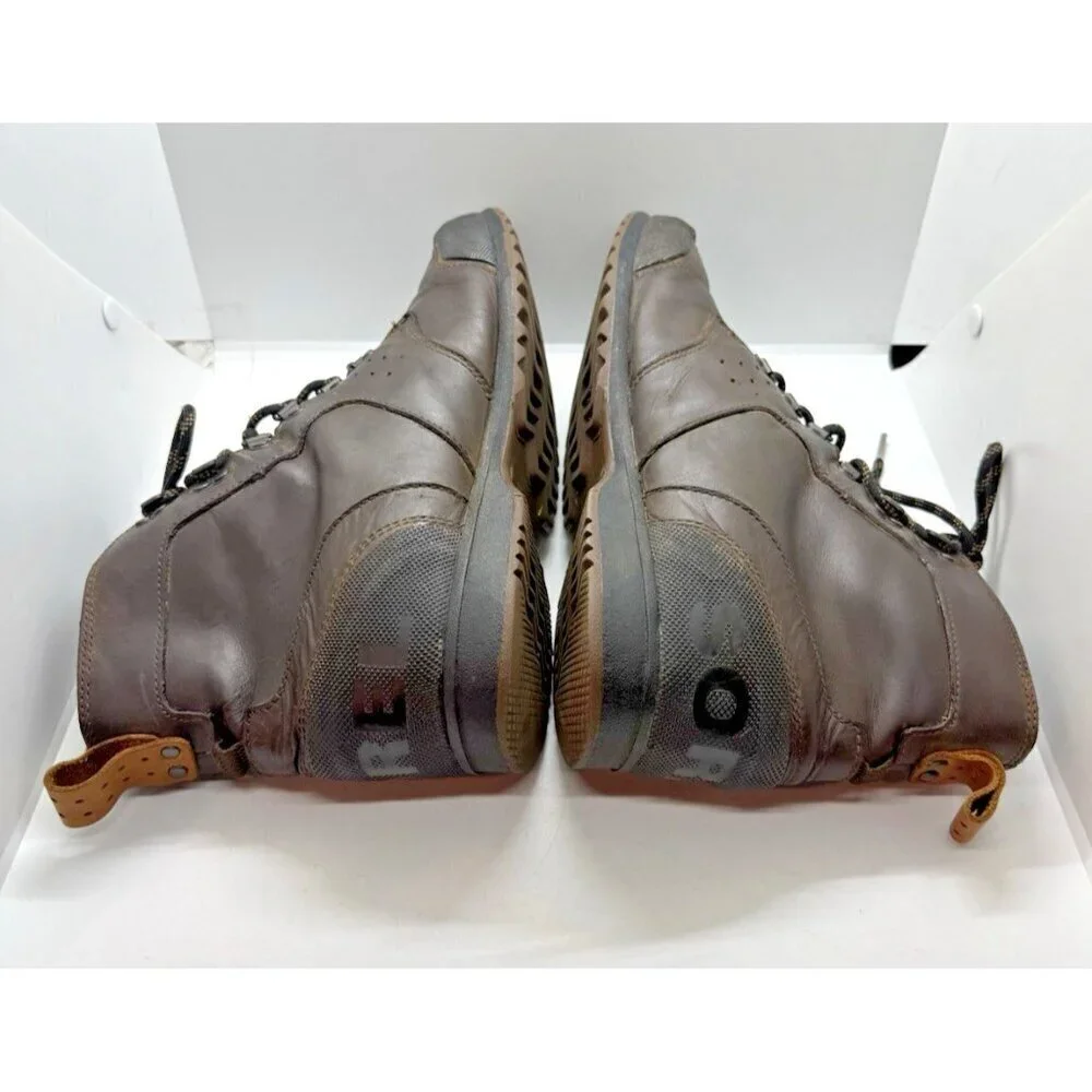 Sorel Ankeny Hiker Mens 13 Brown Leather Outdoors Trail Lace Up Boots NM2100-256